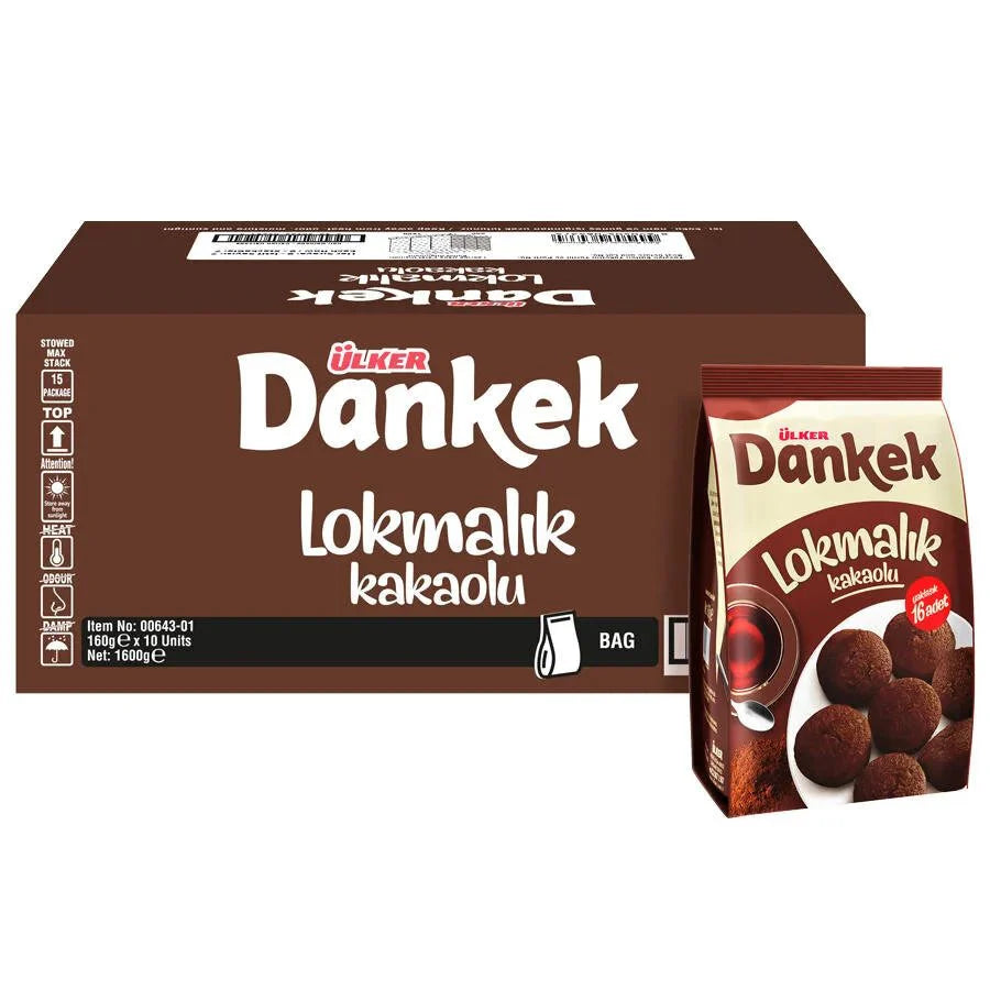 Dankek Cocoa Cake in Serve Bag - 160g x 10 Bags