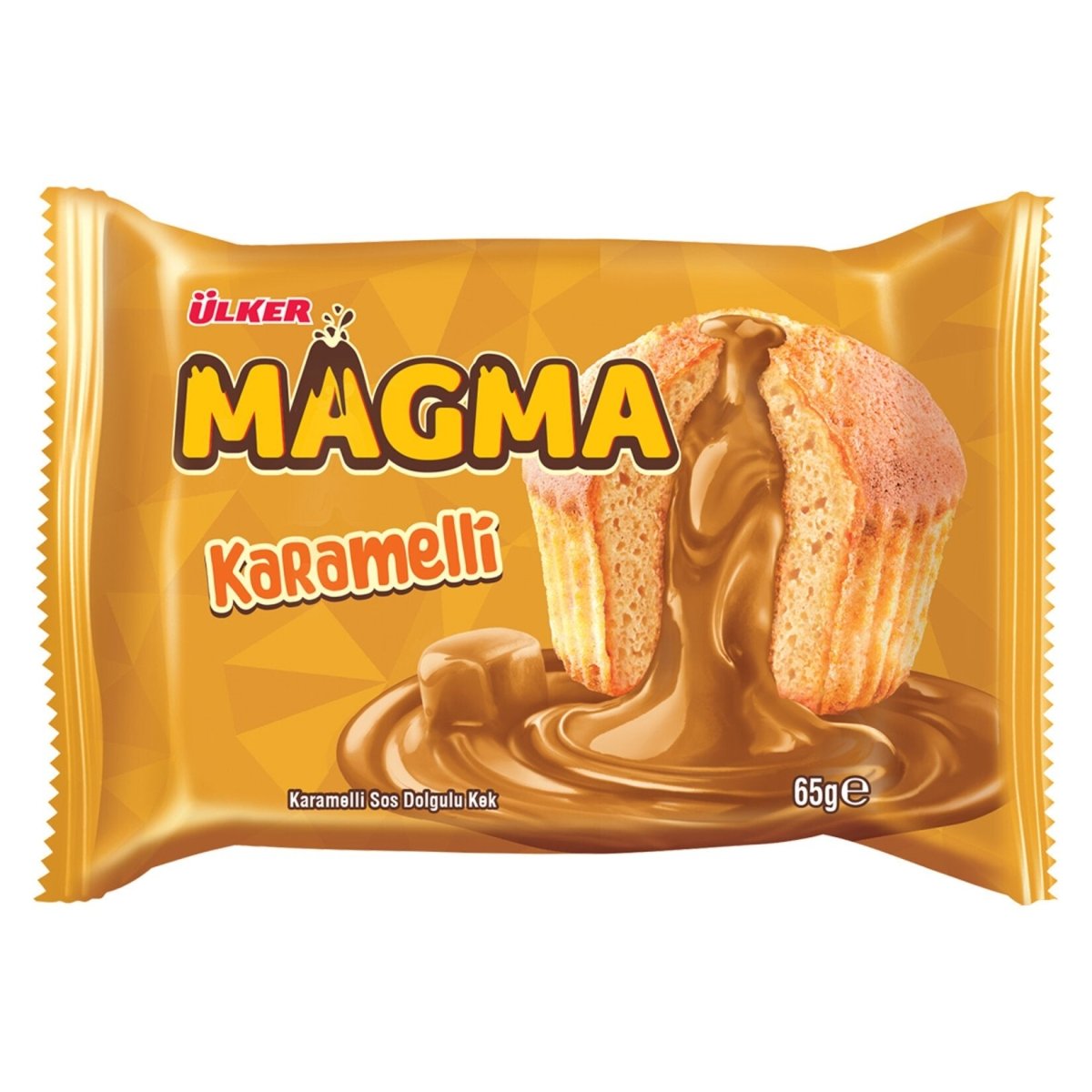 Dankek Magma Cake with Caramel Sauce - 65g x 16 Pieces