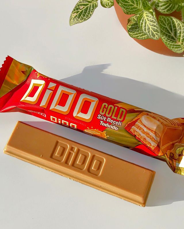 Dido Gold Chocolate Covered Wafer Bar with Jam - 144 Pieces x 36g