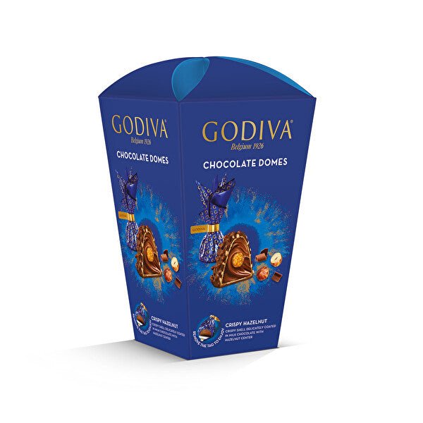 Godiva Chocolate Domes with Hazelnut Single Serve Pack - 123g x 10 Packs