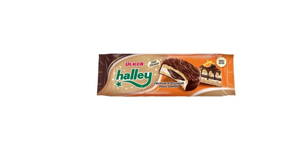 Halley Chocolate Covered Orange Flavoured Sandwich Biscuits - 236g x 12 Packs
