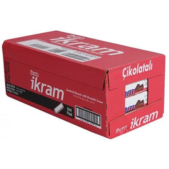Ikram Biscuits with Chocolate Cream 3x84g - 252 g x 12 Packs