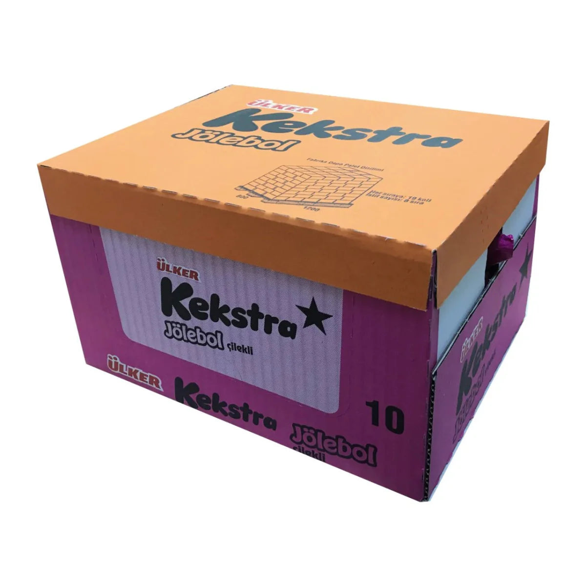 Kekstra Mini Strawberry Cakes in Single Serve Bag - 150g x 10 Bags