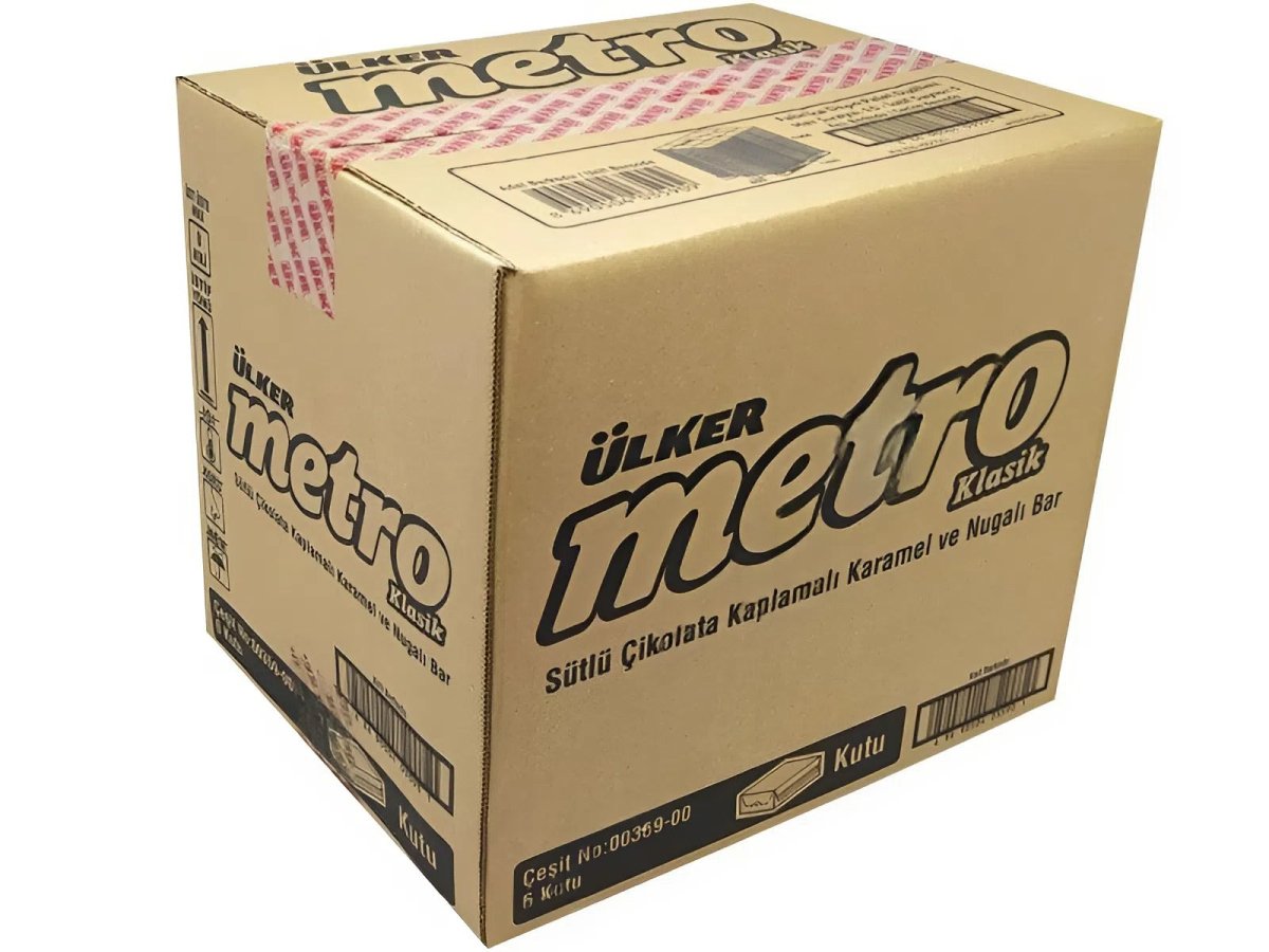 Metro Chocolate Coated Caramel & Nougat Bar - 144 Pieces x 36g
