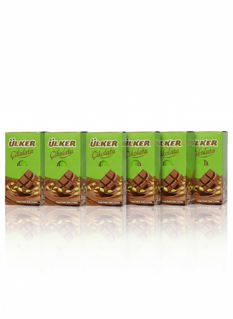 Chocolate Bar with Pistachio - 30g x 72 Pieces