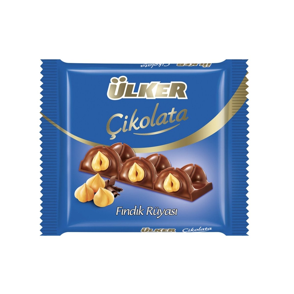 Chocolate Bar with Whole Hazelnuts - 75g x 36 Pieces