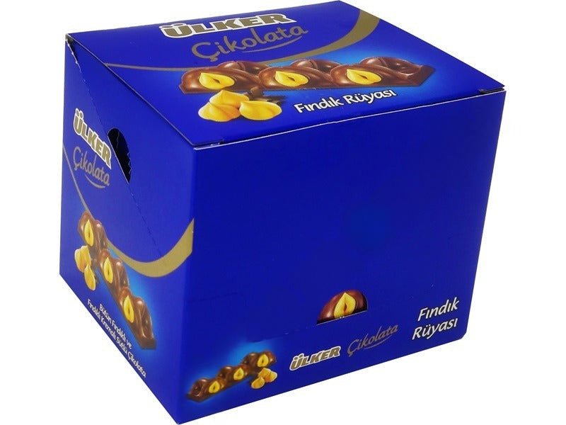 Chocolate Bar with Whole Hazelnuts - 75g x 36 Pieces