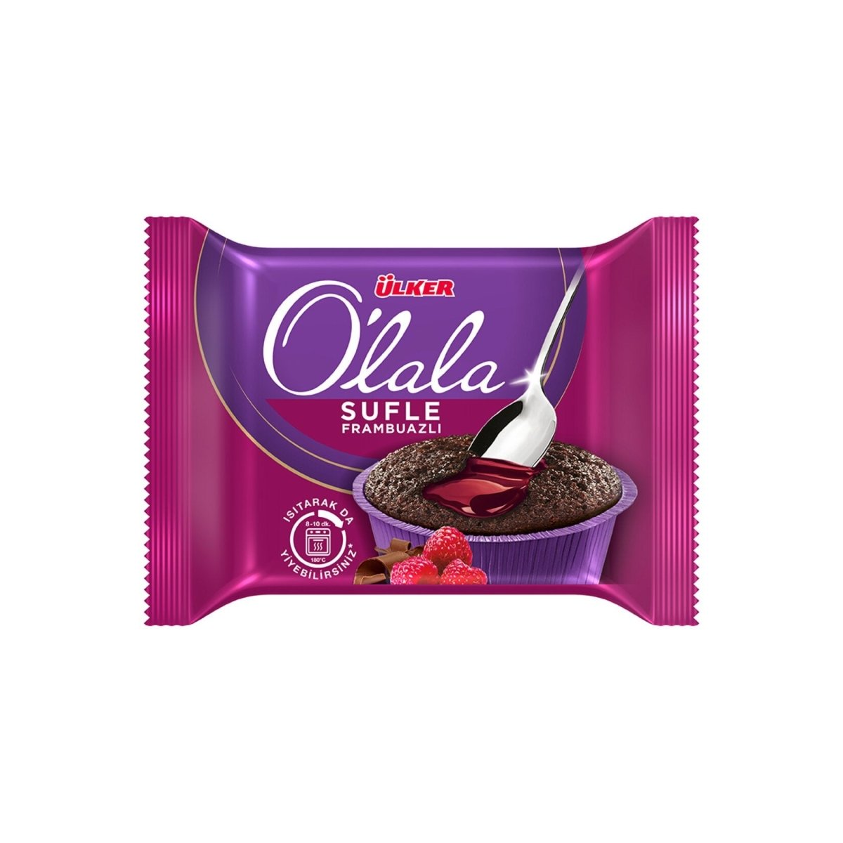 O'lala Chocolate Souffle with Raspberry - 70g x 12 Pieces