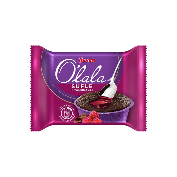 O'lala Chocolate Souffle with Raspberry - 70g x 12 Pieces