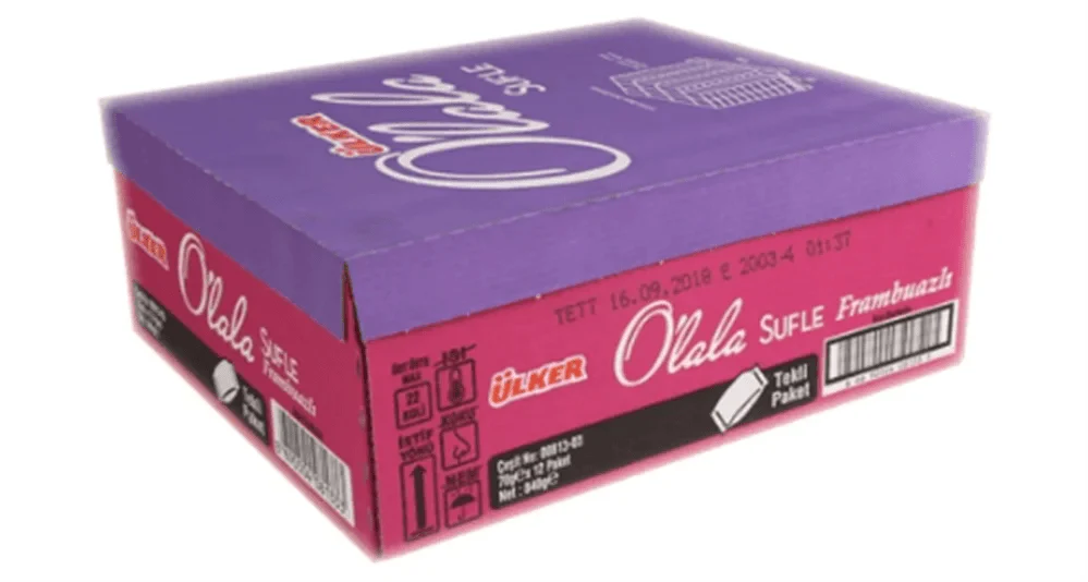 O'lala Chocolate Souffle with Raspberry - 70g x 12 Pieces