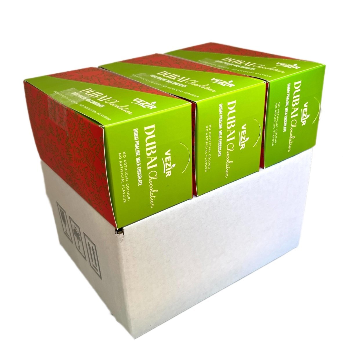 V - Gift Pistachio Praline Dubai Chocolate Bar - Crispy & Nutty Delight 37gr - Aladdin Business