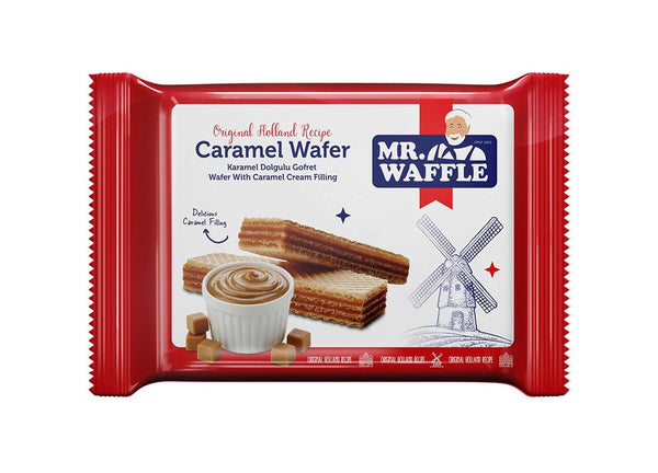 Wholesale Caramel Filled Wafer Biscuits - 1 Case - 144 Packs - Aladdin Business