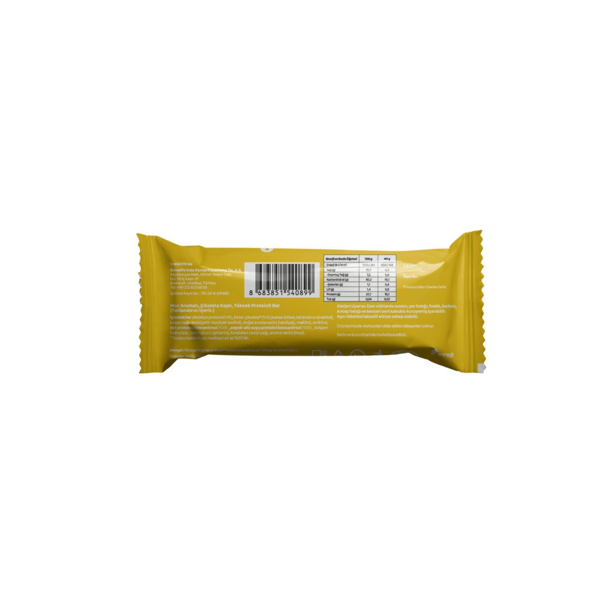 Wholesale High Protein Bar - Banana Flavour - 1 Case - 72 Packs - Aladdin Business