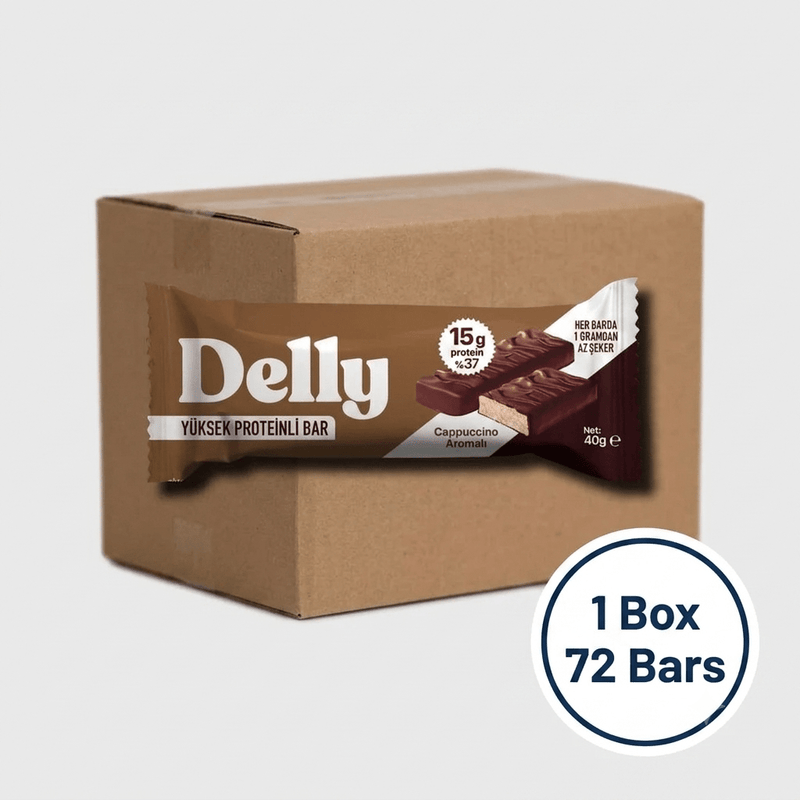 Wholesale High Protein Bar - Cappuccino Flavour - 1 Case - 72 Bars - Aladdin Business