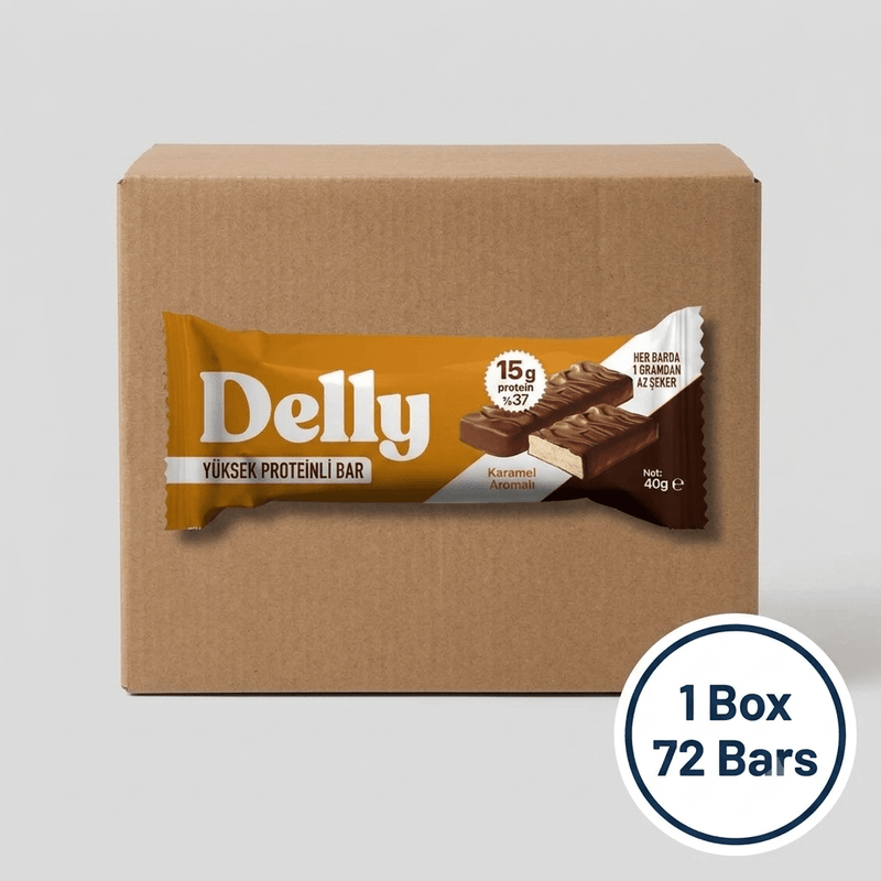 Wholesale High Protein Bar - Caramel Flavour - 1 Case - 72 Bars - Aladdin Business