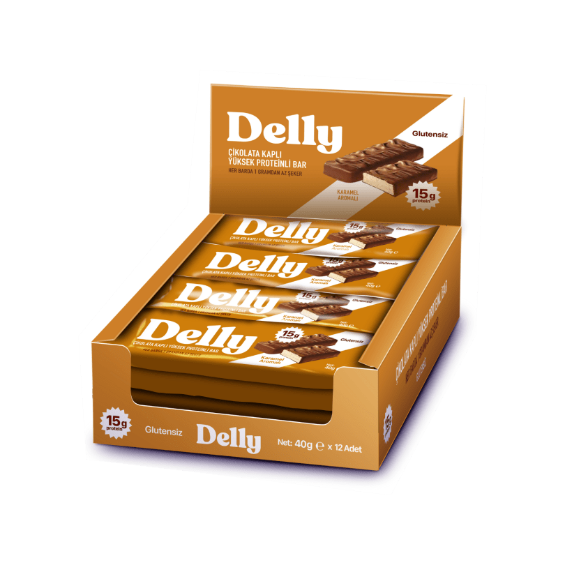 Wholesale High Protein Bar - Caramel Flavour - 1 Case - 72 Packs - Aladdin Business