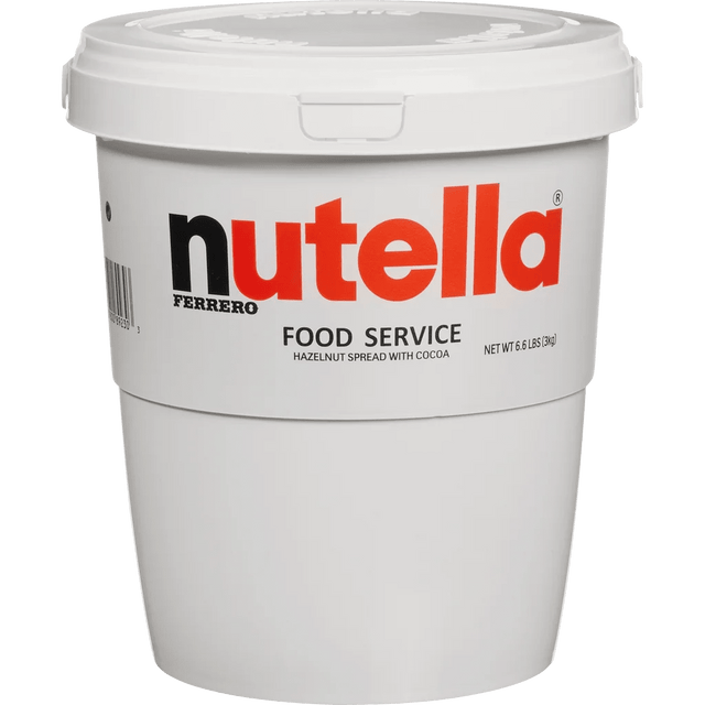 Wholesale Nutella Hazelnut Spread with Cocoa, Foodservice 6.6 lbs Bulk Tub - Aladdin Business