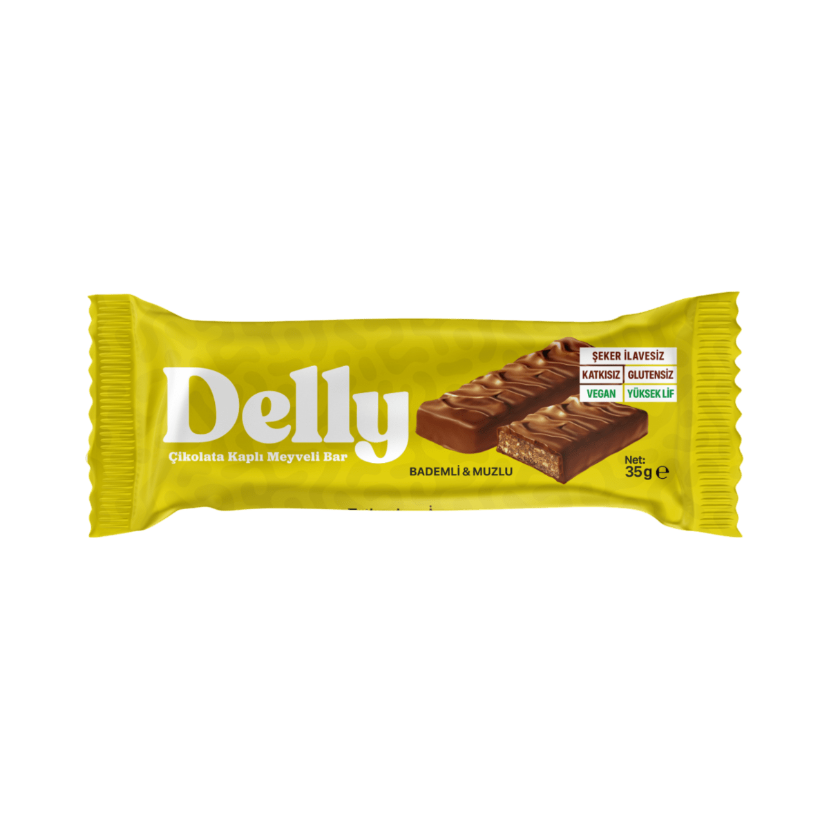 Wholesale Vegan Chocolate Covered Fruit Bar - Almond & Banana - 1 Case - 72 Packs - Aladdin Business