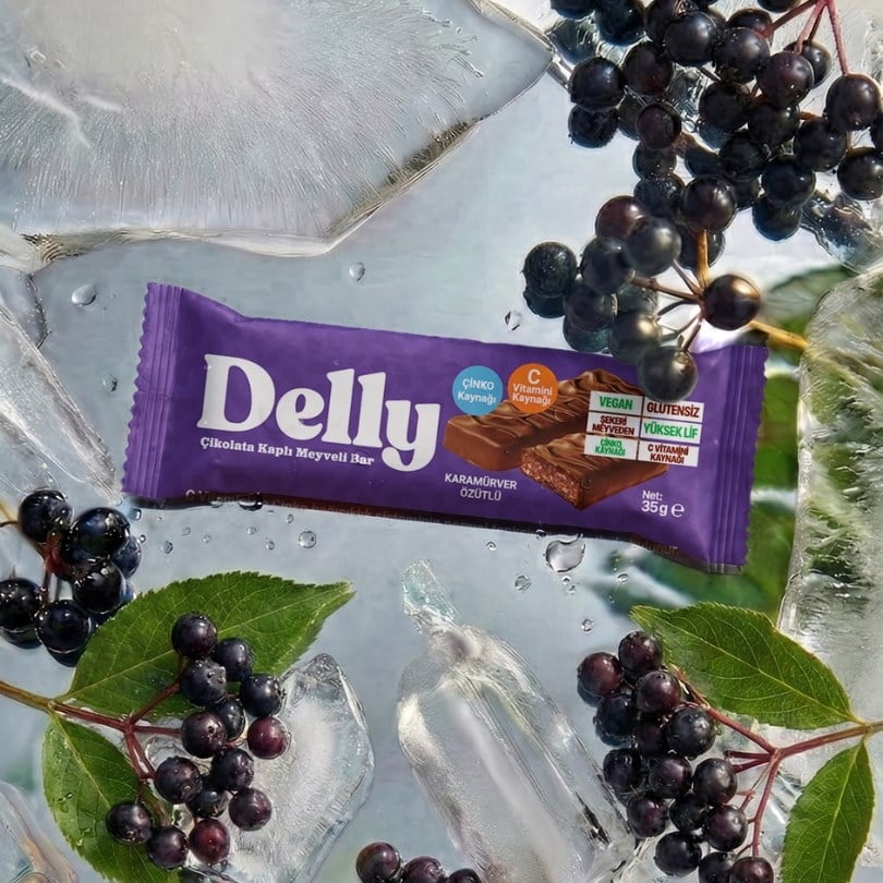 Wholesale Vegan Chocolate Covered Fruit Bar - Black Elderberry & Zinc - 1 Case - 72 Packs - Aladdin Business