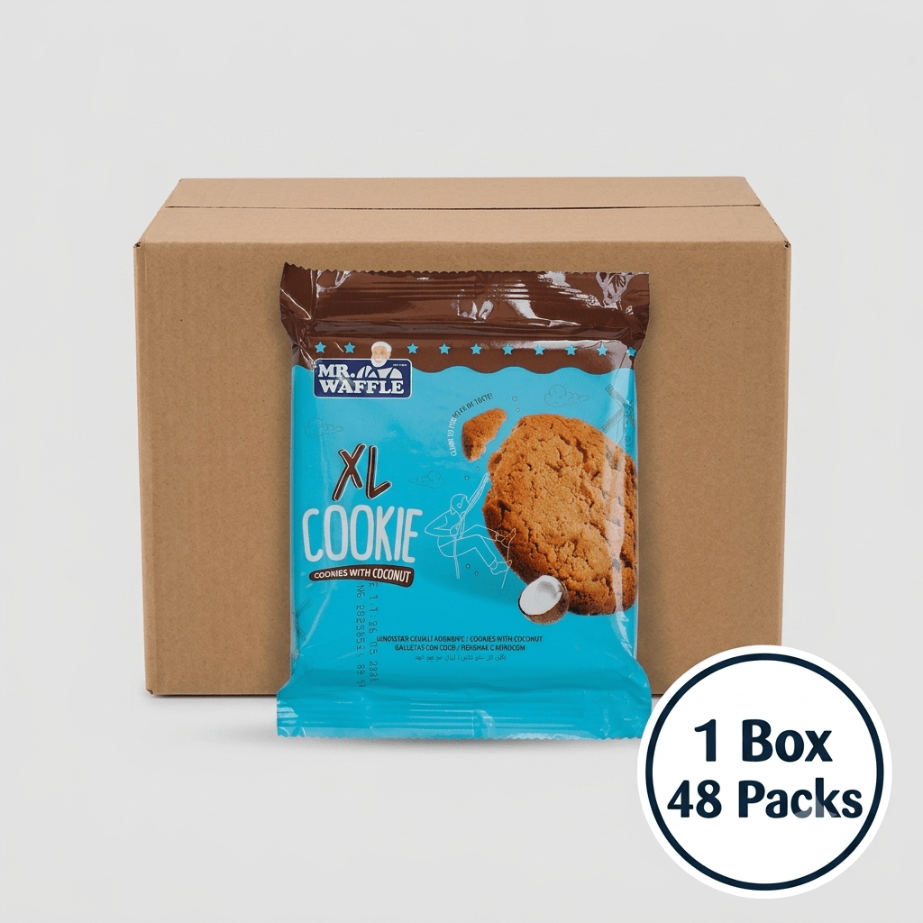 Wholesale XL Cookies - Coconut - 1 Case - 48 Packs - Aladdin Business